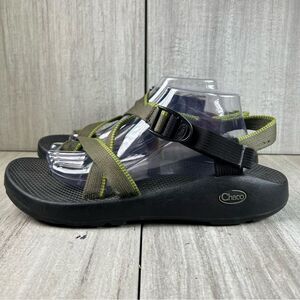 Chaco Z/Cloud Z1 Classic Green and Black Sandals Trail Hiking Shoe Mens Size 11